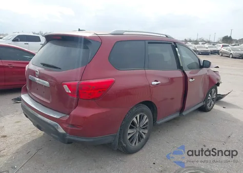 2017 Nissan Pathfinder S z USA, uszkodzony, nr VIN 5N1DR2MN6HC655326